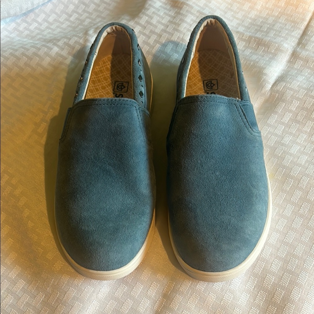 Women Spenco Casual Orthotic Slip-On Shoes - blue